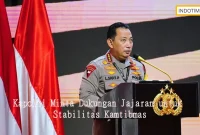 Kapolri Minta Dukungan Jajaran untuk Stabilitas Kamtibmas