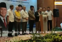 Kaukus Mantan Adhyaksa Minta Buktikan Kecurangan Pemilu