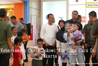 Kebersamaan Ceria Jokowi dan Lima Cucu Di Jakarta