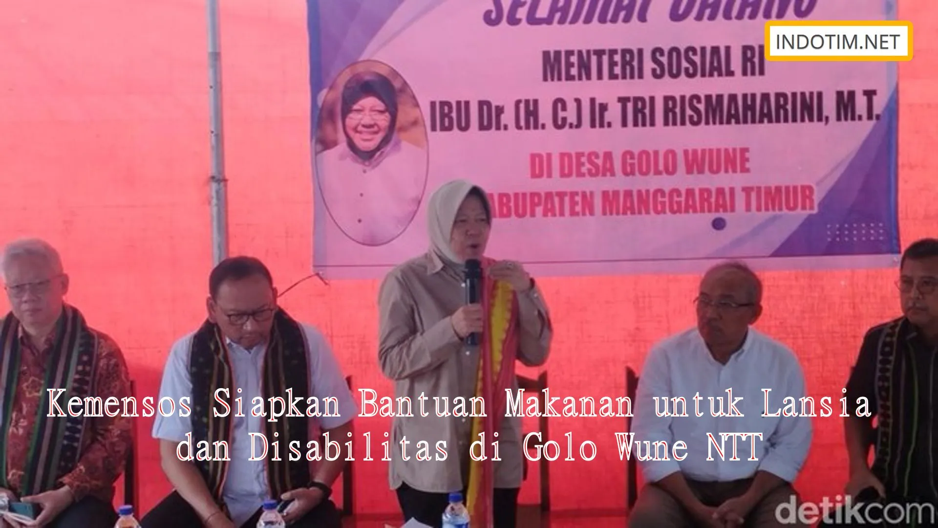 Kemensos Siapkan Bantuan Makanan untuk Lansia dan Disabilitas di Golo Wune NTT