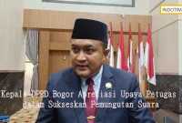 Kepala DPRD Bogor Apresiasi Upaya Petugas dalam Sukseskan Pemungutan Suara