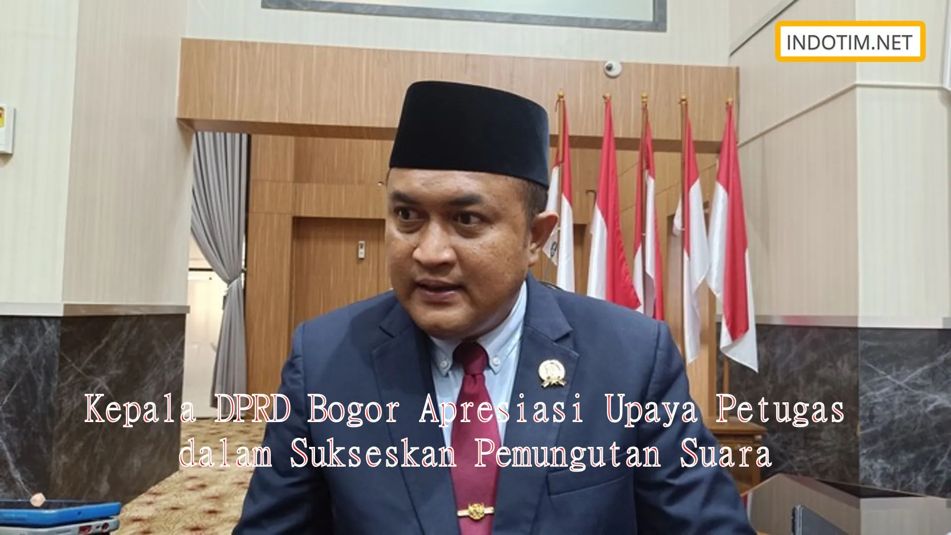 Kepala DPRD Bogor Apresiasi Upaya Petugas dalam Sukseskan Pemungutan Suara