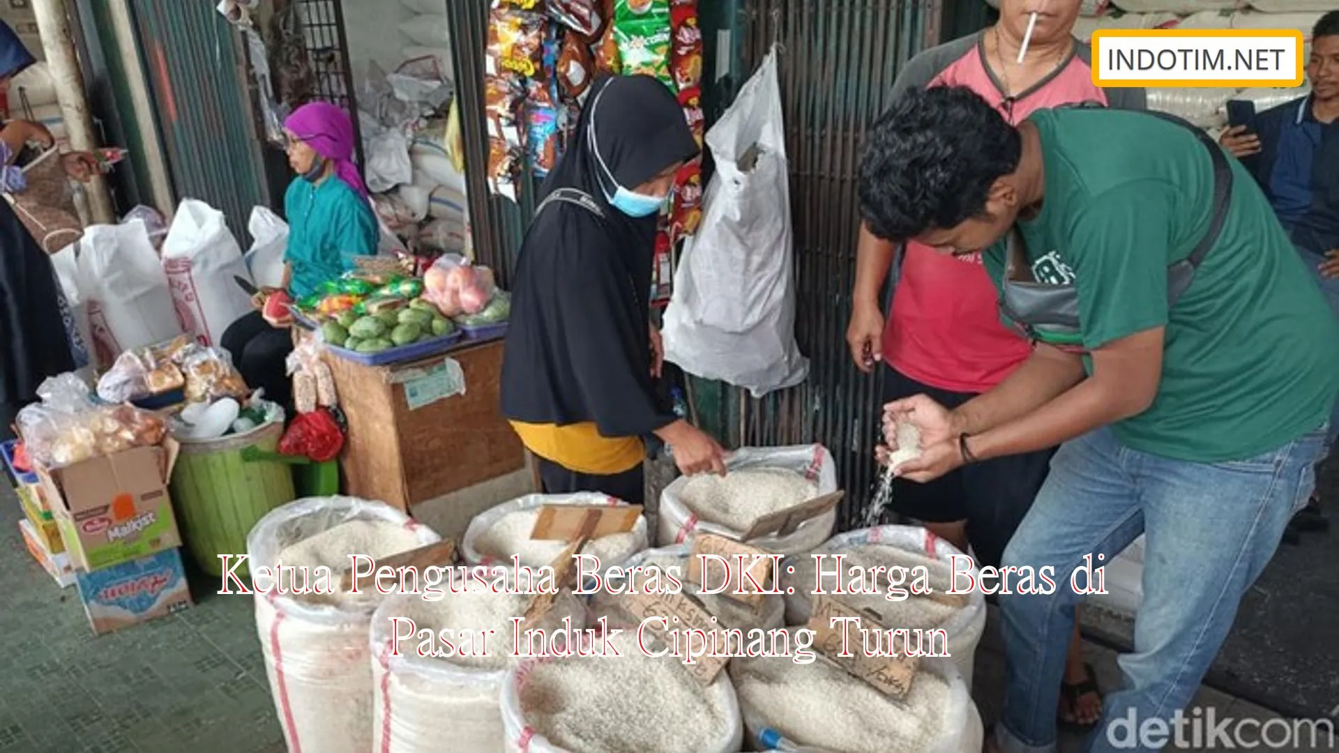 Ketua Pengusaha Beras DKI: Harga Beras di Pasar Induk Cipinang Turun