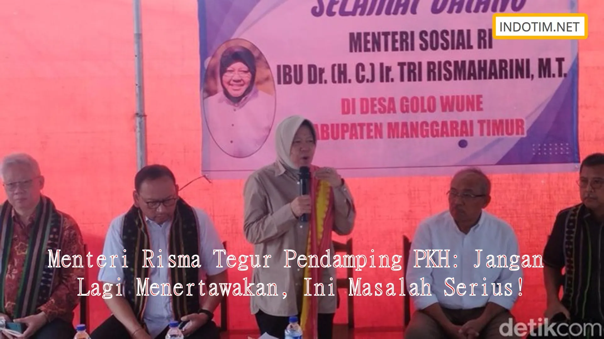 Menteri Risma Tegur Pendamping PKH: Jangan Lagi Menertawakan, Ini Masalah Serius!