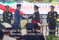 Menyingkap Keanggunan 4 Fakta Jenderal Kehormatan Prabowo Subianto