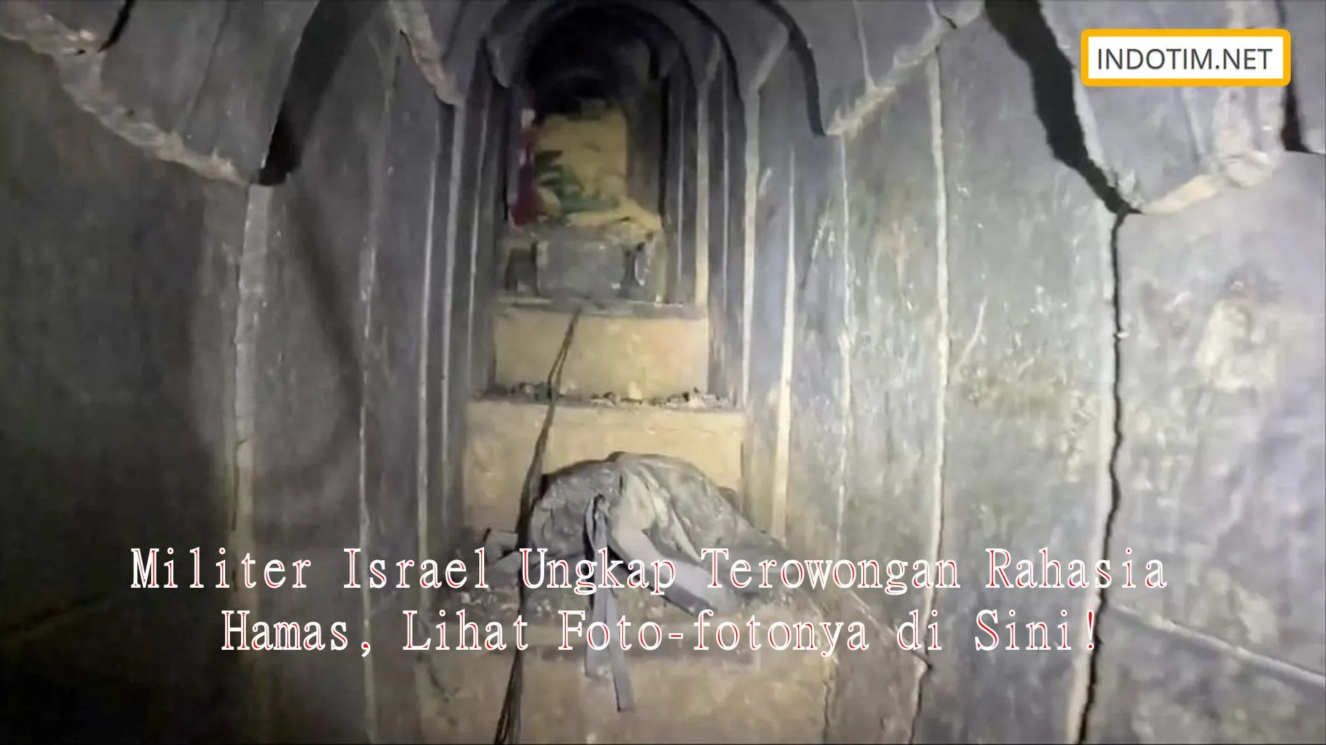 Militer Israel Ungkap Terowongan Rahasia Hamas, Lihat Foto-fotonya di Sini!