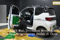 Mobil Listrik Mini Terjangkau Merajalela di Kota-kota Berpendapatan Rendah di China