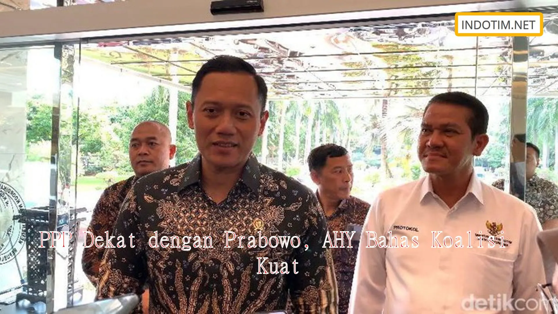 PPP Dekat dengan Prabowo, AHY Bahas Koalisi Kuat