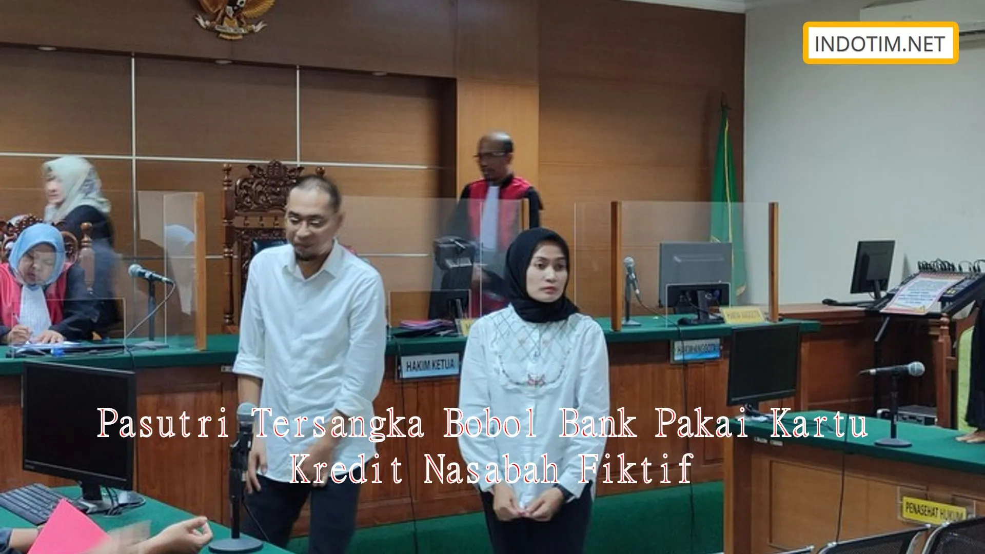 Pasutri Tersangka Bobol Bank Pakai Kartu Kredit Nasabah Fiktif