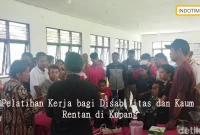 Pelatihan Kerja bagi Disabilitas dan Kaum Rentan di Kupang