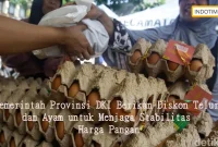 Pemerintah Provinsi DKI Berikan Diskon Telur dan Ayam untuk Menjaga Stabilitas Harga Pangan