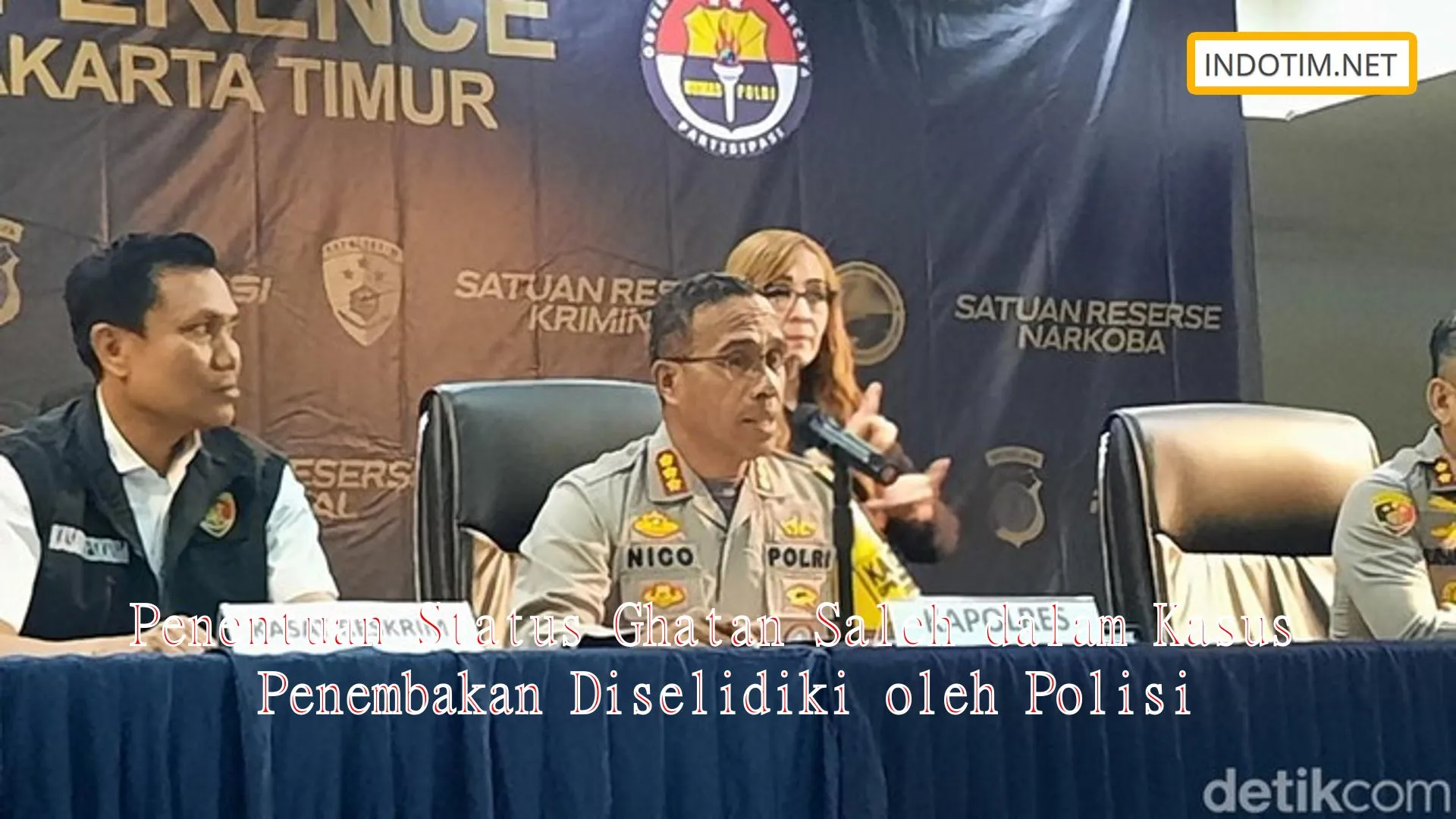 Penentuan Status Ghatan Saleh dalam Kasus Penembakan Diselidiki oleh Polisi