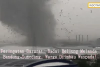 Peringatan Darurat: Badai Beliung Melanda Bandung-Sumedang, Warga Diimbau Waspada!