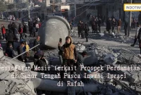 Peringatan Mesir terkait Prospek Perdamaian di Timur Tengah Pasca Invasi Israel di Rafah