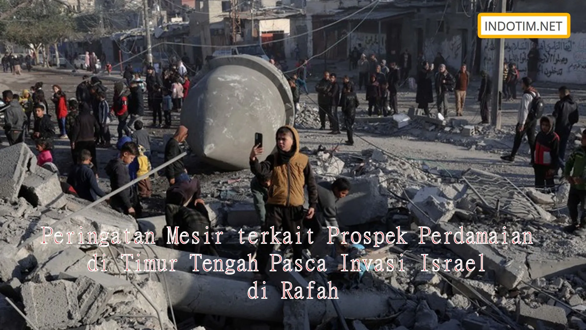 Peringatan Mesir terkait Prospek Perdamaian di Timur Tengah Pasca Invasi Israel di Rafah