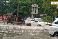 Pintu Air Pulo Gadung Berstatus Siaga 3, Warga 6 Daerah Diminta Waspada Terhadap Potensi Banjir