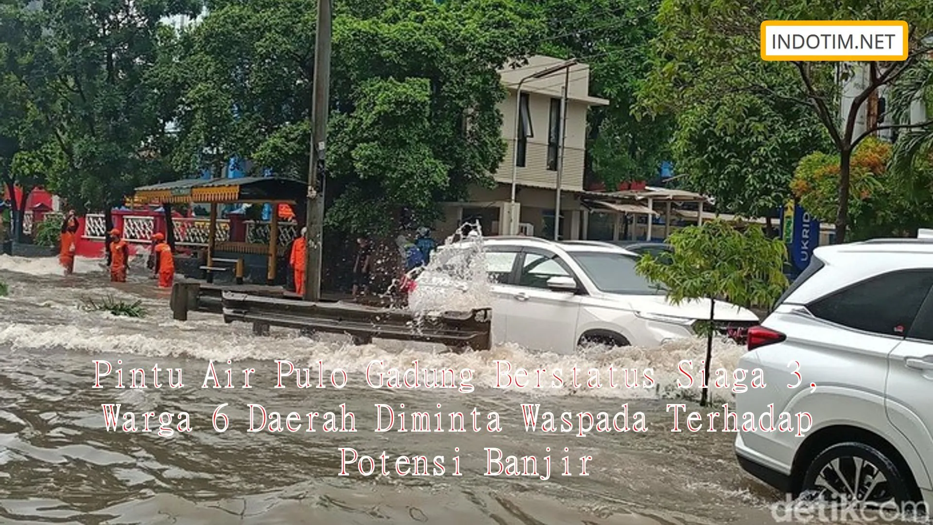 Pintu Air Pulo Gadung Berstatus Siaga 3, Warga 6 Daerah Diminta Waspada Terhadap Potensi Banjir