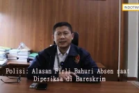 Polisi: Alasan Firli Bahuri Absen saat Diperiksa di Bareskrim