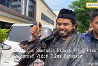 Polisi Sebut Gus Samsudin Bicara 'Plin Plan' mengenai Video Tukar Pasangan