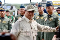 Prabowo Raih Kenaikan Pangkat Jenderal TNI (HOR) Esok