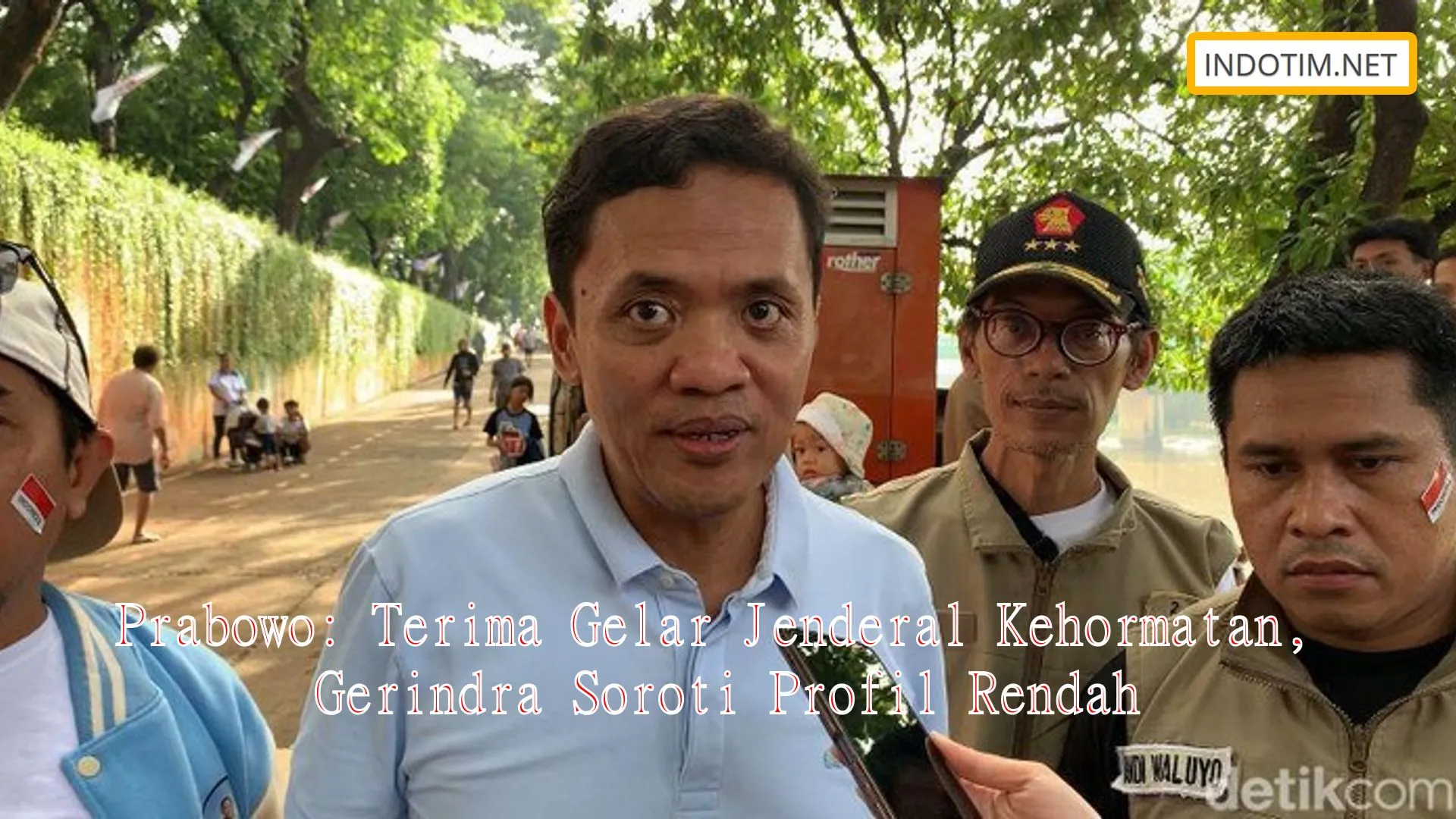 Prabowo: Terima Gelar Jenderal Kehormatan, Gerindra Soroti Profil Rendah