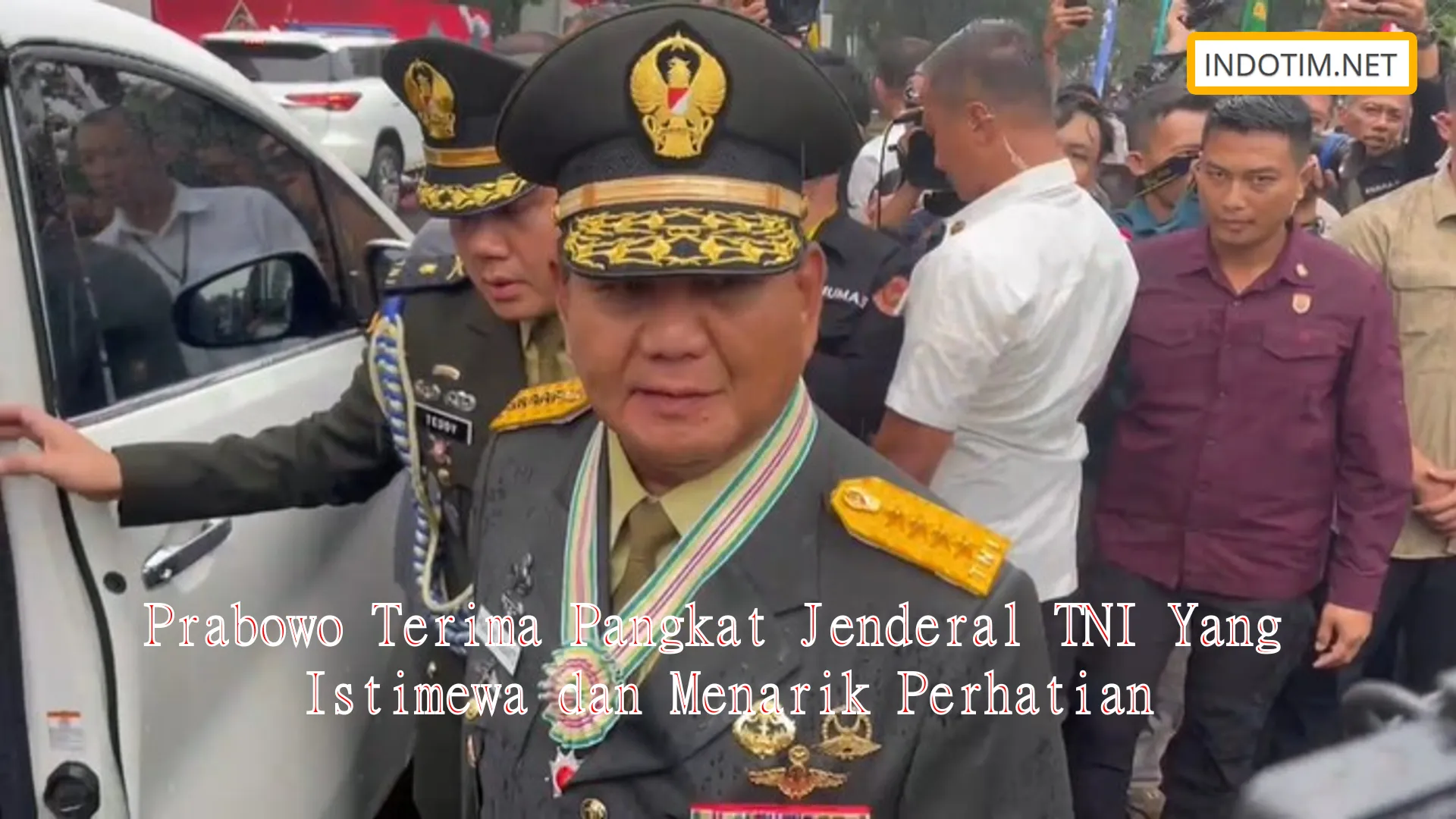 Prabowo Terima Pangkat Jenderal TNI Yang Istimewa dan Menarik Perhatian