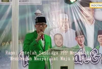 Ramai Setelah Sandiaga PPP Mengatakan 'Membangun Masyarakat Maju ke Depan'