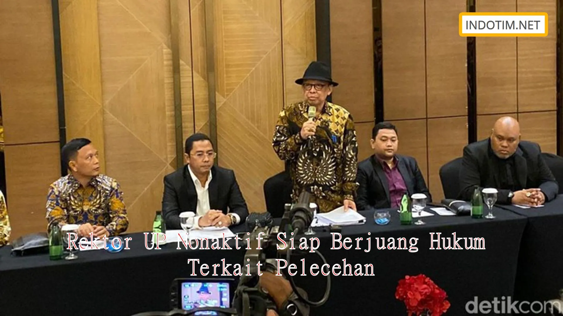 Rektor UP Nonaktif Siap Berjuang Hukum Terkait Pelecehan