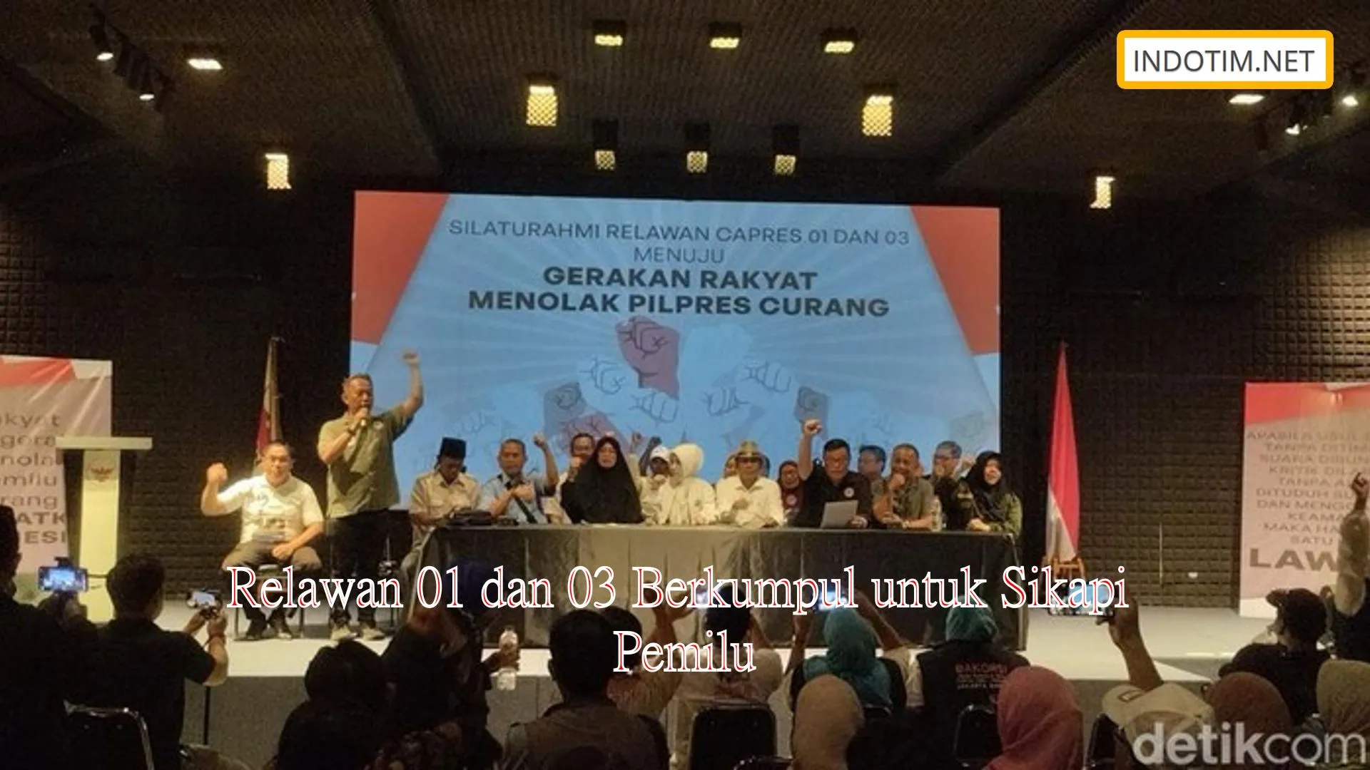 Relawan 01 dan 03 Berkumpul untuk Sikapi Pemilu