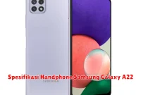 Spesifikasi Handphone Samsung Galaxy A22