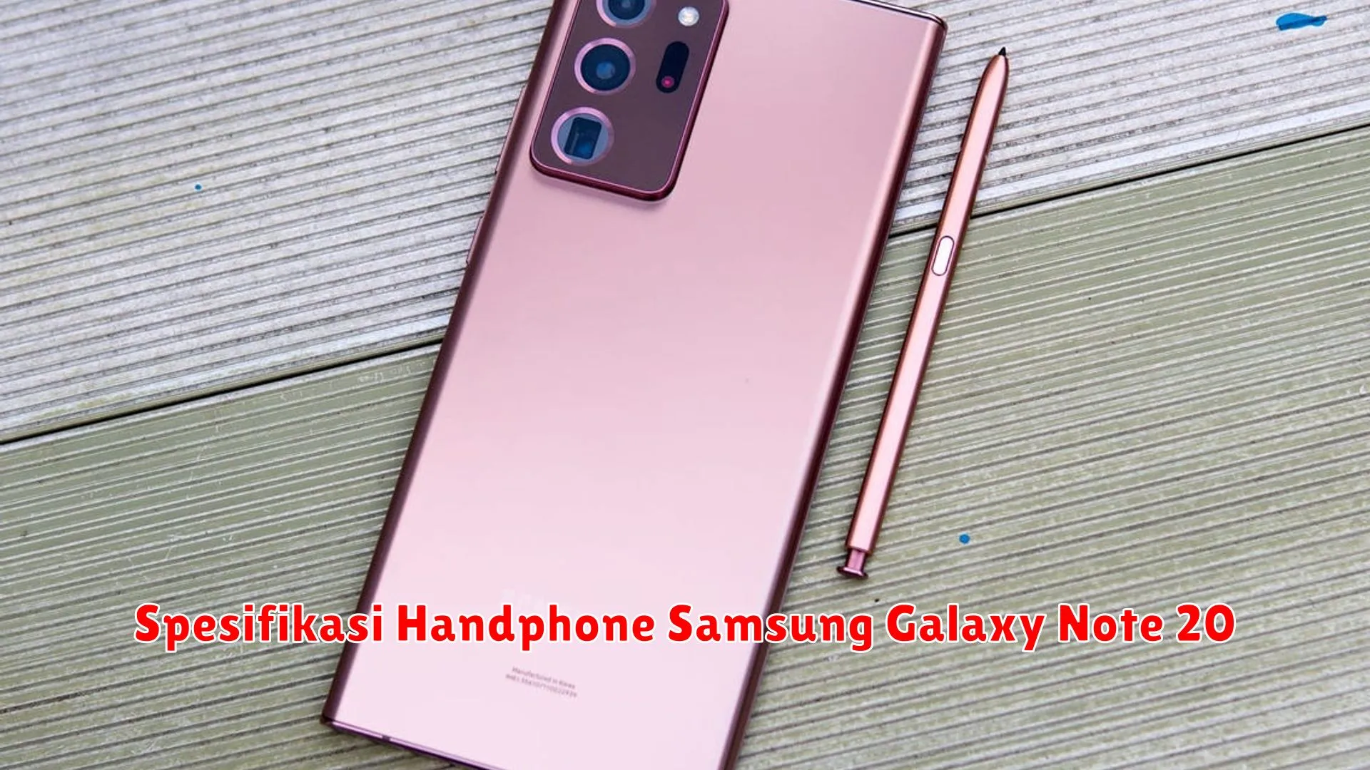 Spesifikasi Handphone Samsung Galaxy Note 20