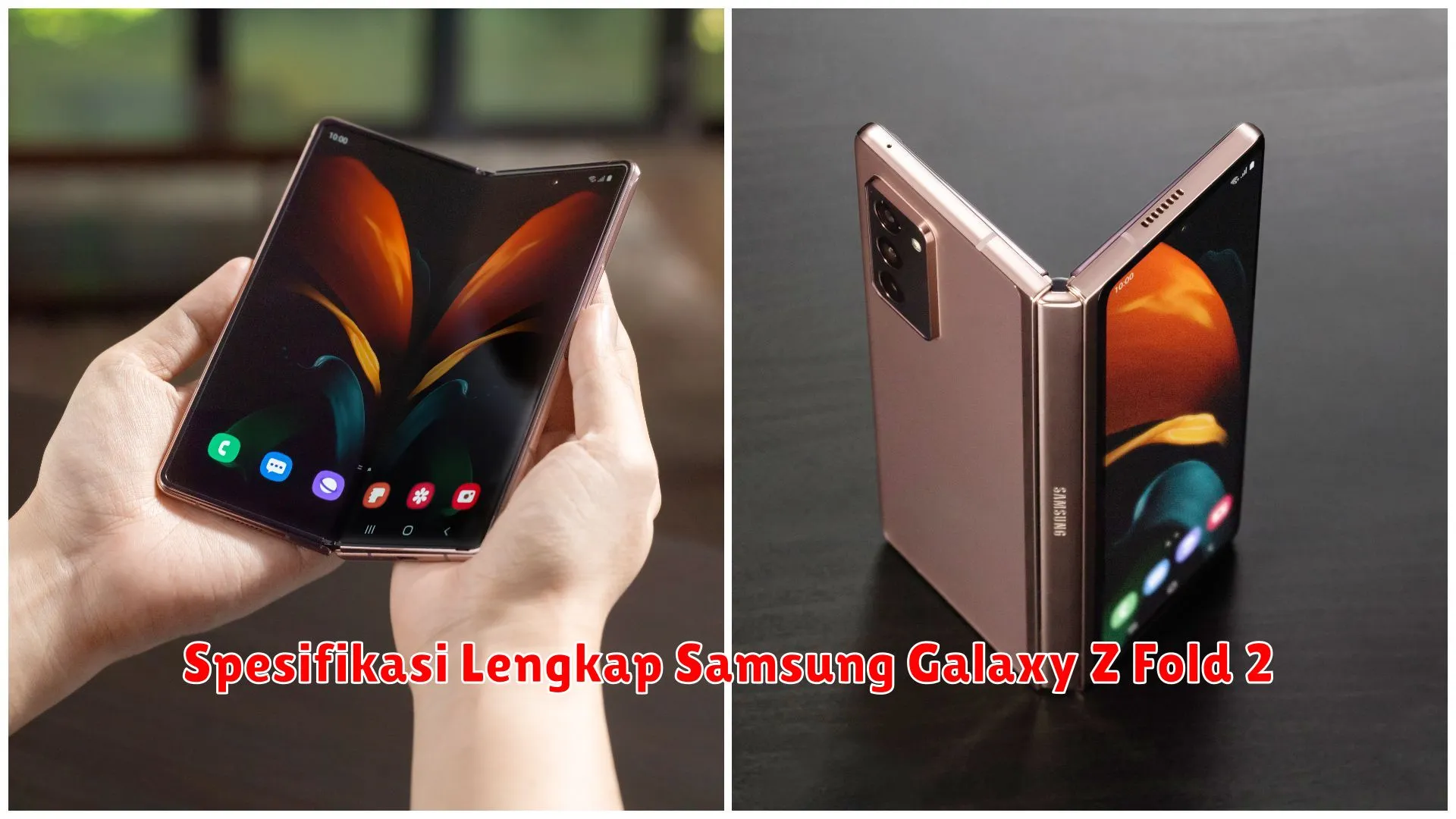 Spesifikasi Lengkap Samsung Galaxy Z Fold 2