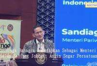 Sandiaga Bahagia Ditetapkan Sebagai Menteri dalam Kabinet Jokowi: Angin Segar Persatuan