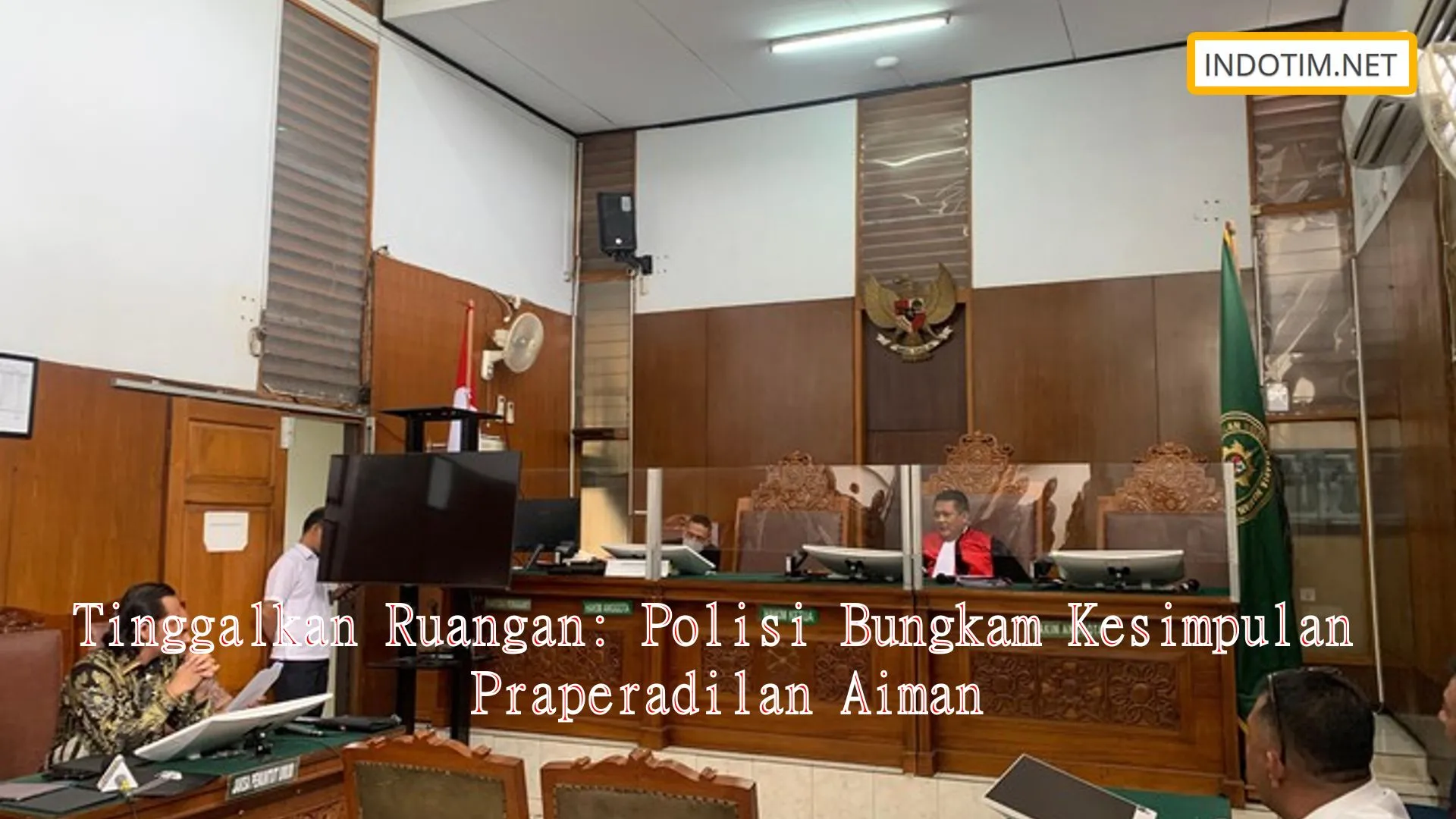 Tinggalkan Ruangan: Polisi Bungkam Kesimpulan Praperadilan Aiman