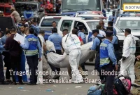 Tragedi Kecelakaan 2 Bus di Honduras Menewaskan 17 Orang