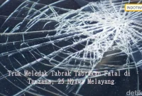 Truk Meledak Tabrak Tabrakan Fatal di Tanzana, 25 Nyawa Melayang