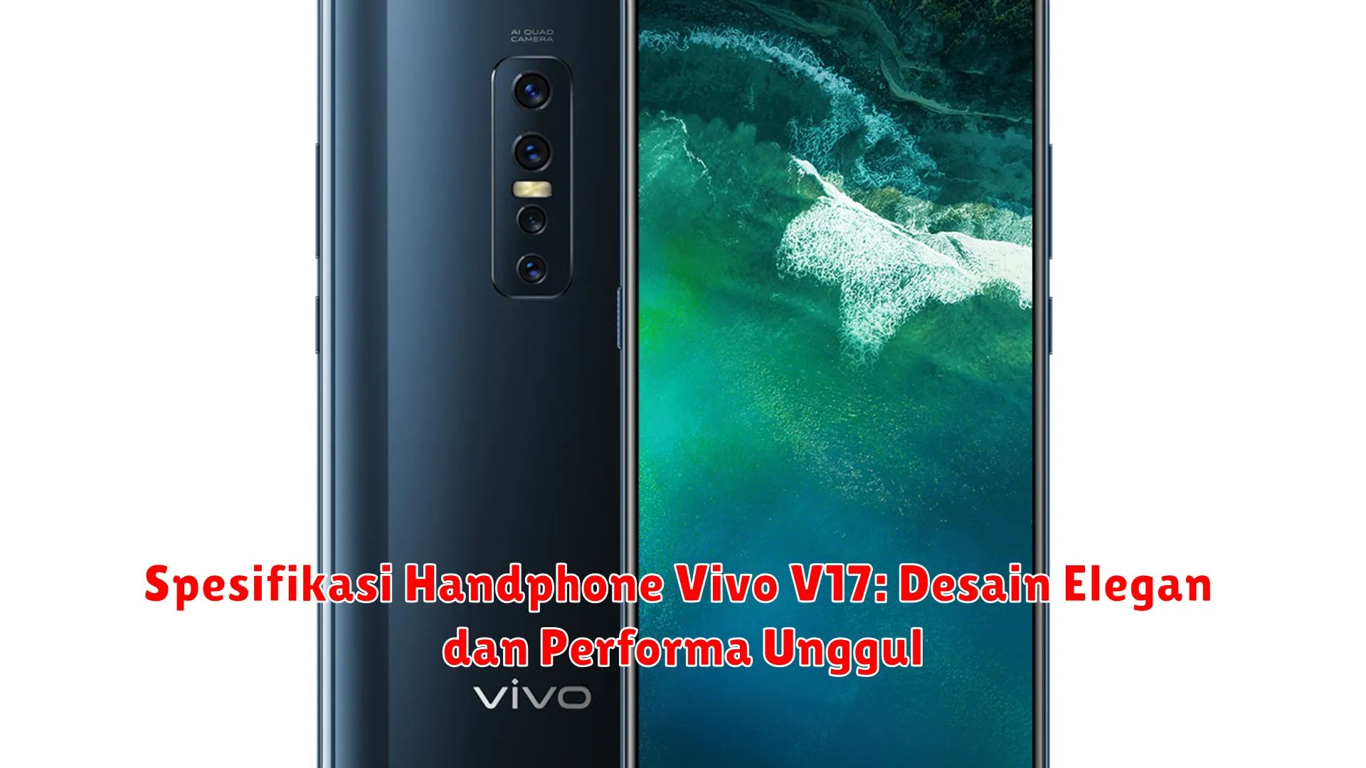 Spesifikasi Handphone Vivo V17: Desain Elegan dan Performa Unggul