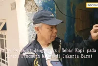 Warga Terkejut dengan Aksi Sebar Kopi pada Lokasi Penemuan Mayat di Jakarta Barat