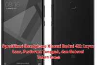 Spesifikasi Handphone Xiaomi Redmi 4X: Layar Luas, Performa Tangguh, dan Baterai Tahan Lama