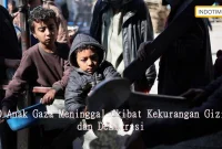 10 Anak Gaza Meninggal Akibat Kekurangan Gizi dan Dehidrasi