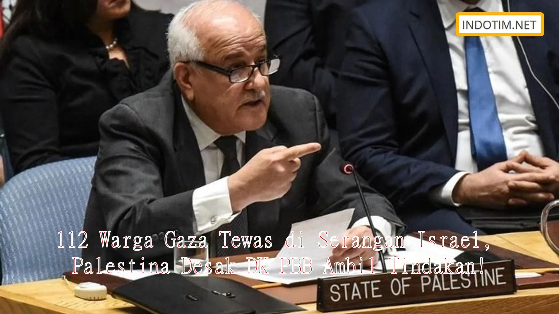 112 Warga Gaza Tewas di Serangan Israel, Palestina Desak DK PBB Ambil Tindakan!