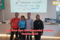 250 Atlet Baru Ikut Kompetisi Triathlon Buddies 2024