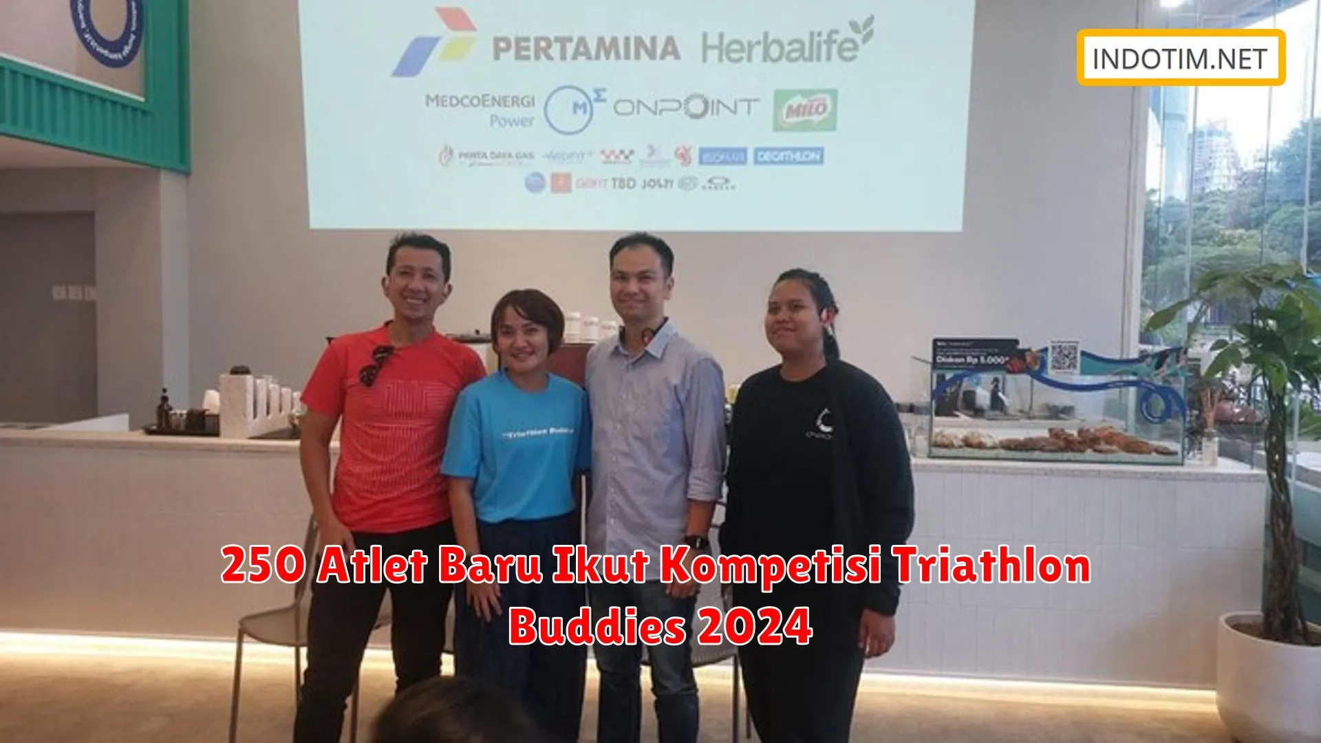 250 Atlet Baru Ikut Kompetisi Triathlon Buddies 2024