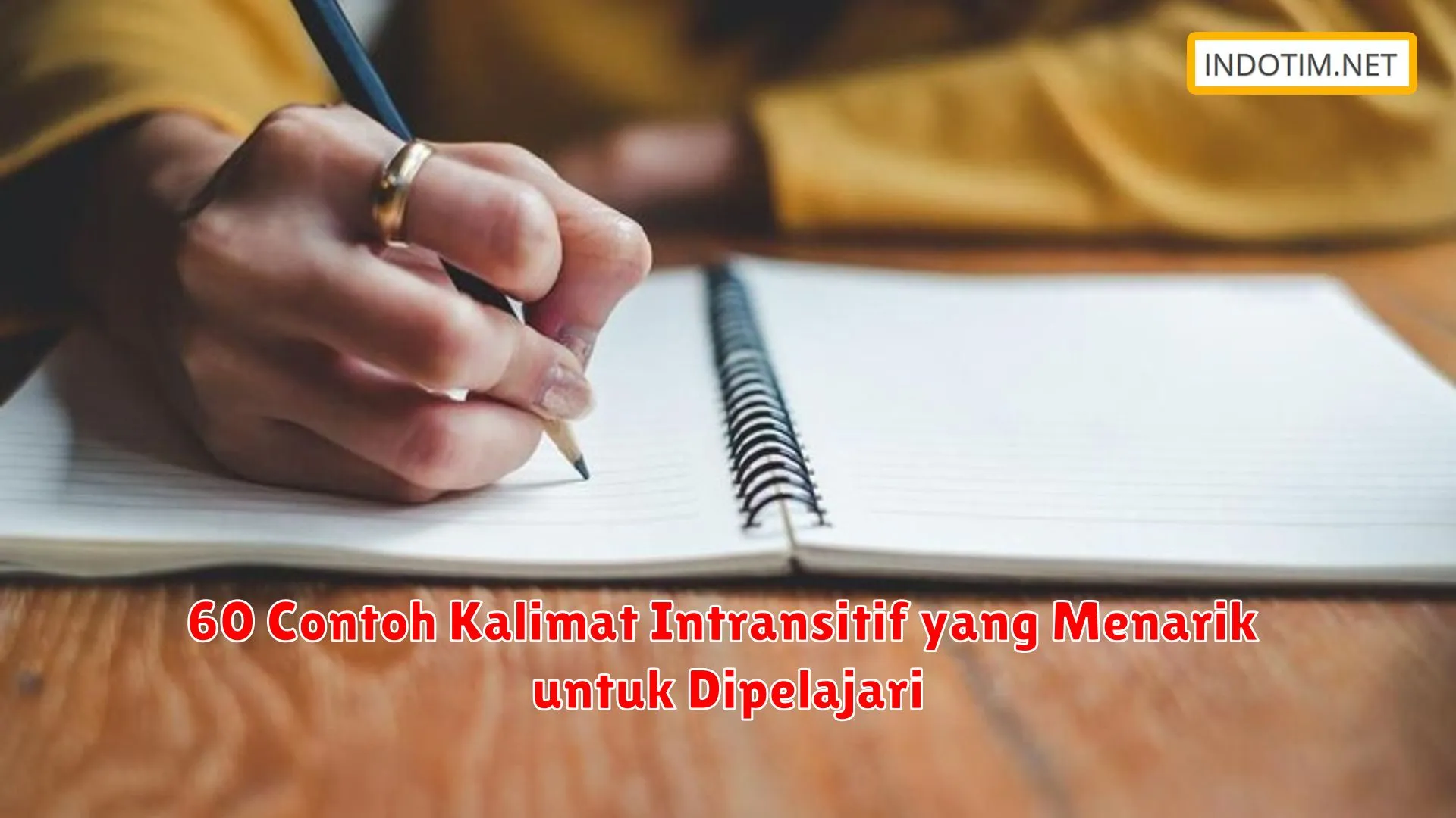 60 Contoh Kalimat Intransitif yang Menarik untuk Dipelajari