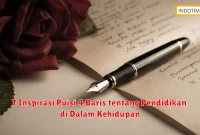 7 Inspirasi Puisi 4 Baris tentang Pendidikan di Dalam Kehidupan