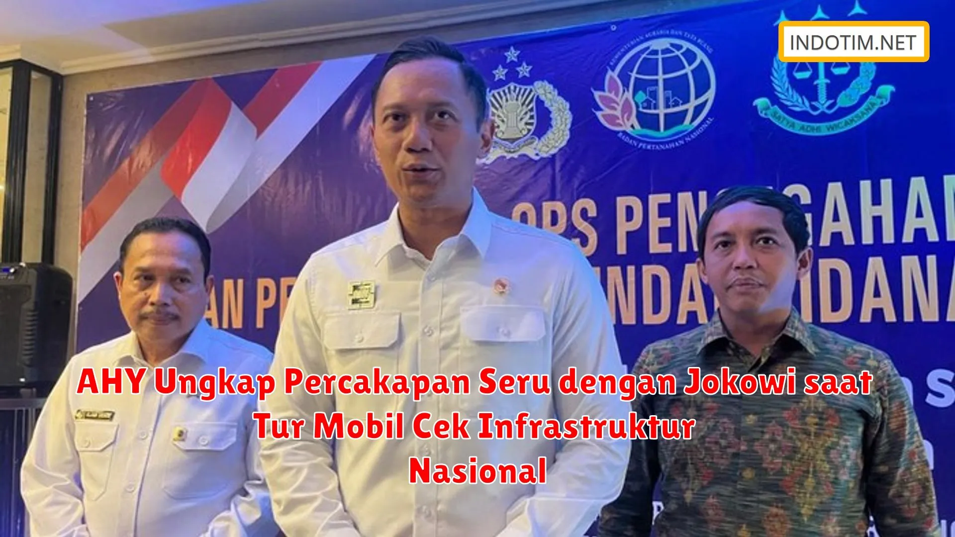 AHY Ungkap Percakapan Seru dengan Jokowi saat Tur Mobil Cek Infrastruktur Nasional