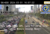 Ada Demo Depan DPR, Lalu Tol Dalam Kota Cawang Menuju Senayan Macet!