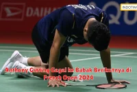 Anthony Ginting Gagal ke Babak Berikutnya di French Open 2024