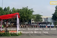 Apel Pasukan Operasi Keselamatan Jaya 2024 Dipimpin Wakapolda Metro Jaya