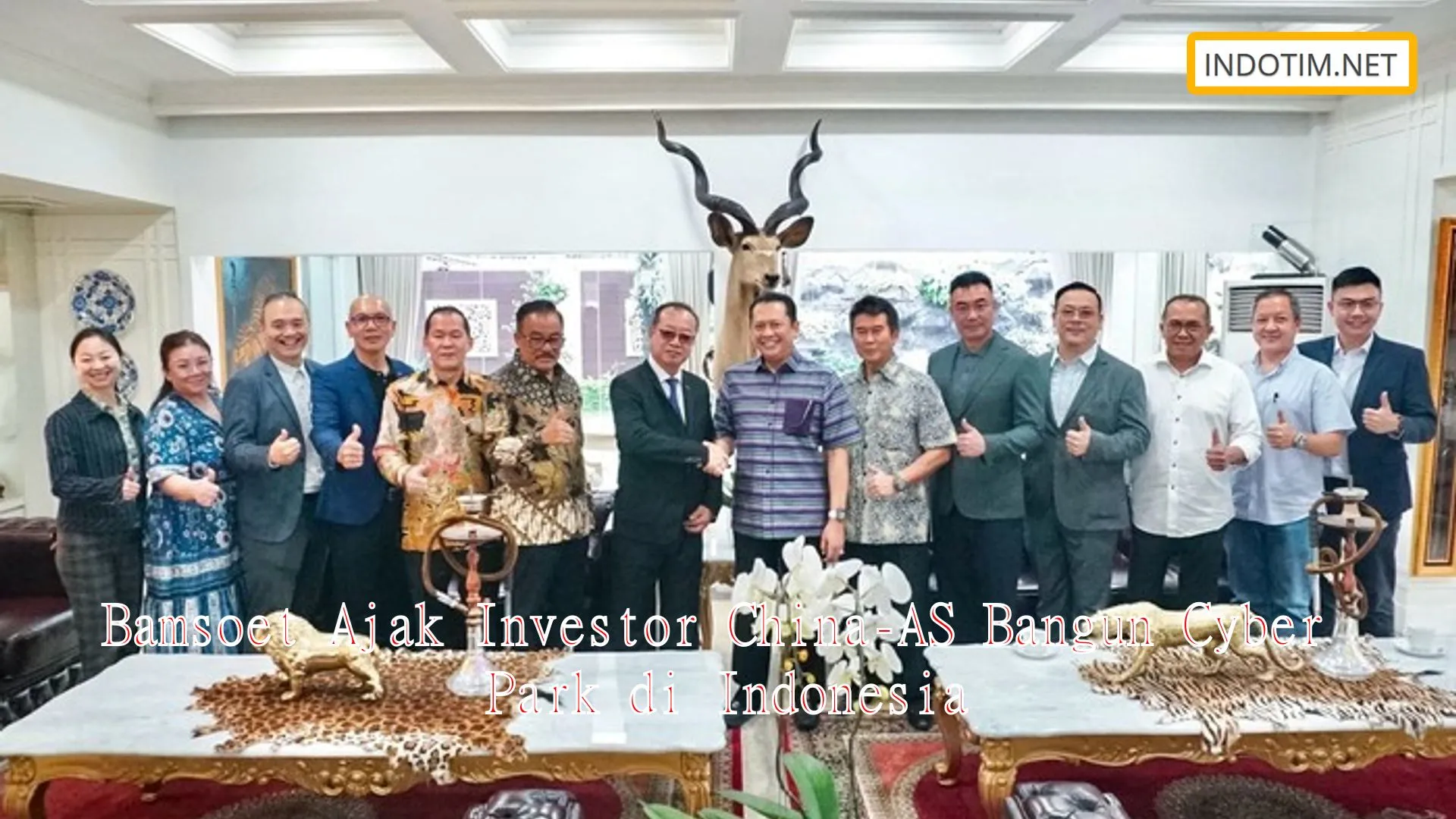 Bamsoet Ajak Investor China-AS Bangun Cyber Park di Indonesia